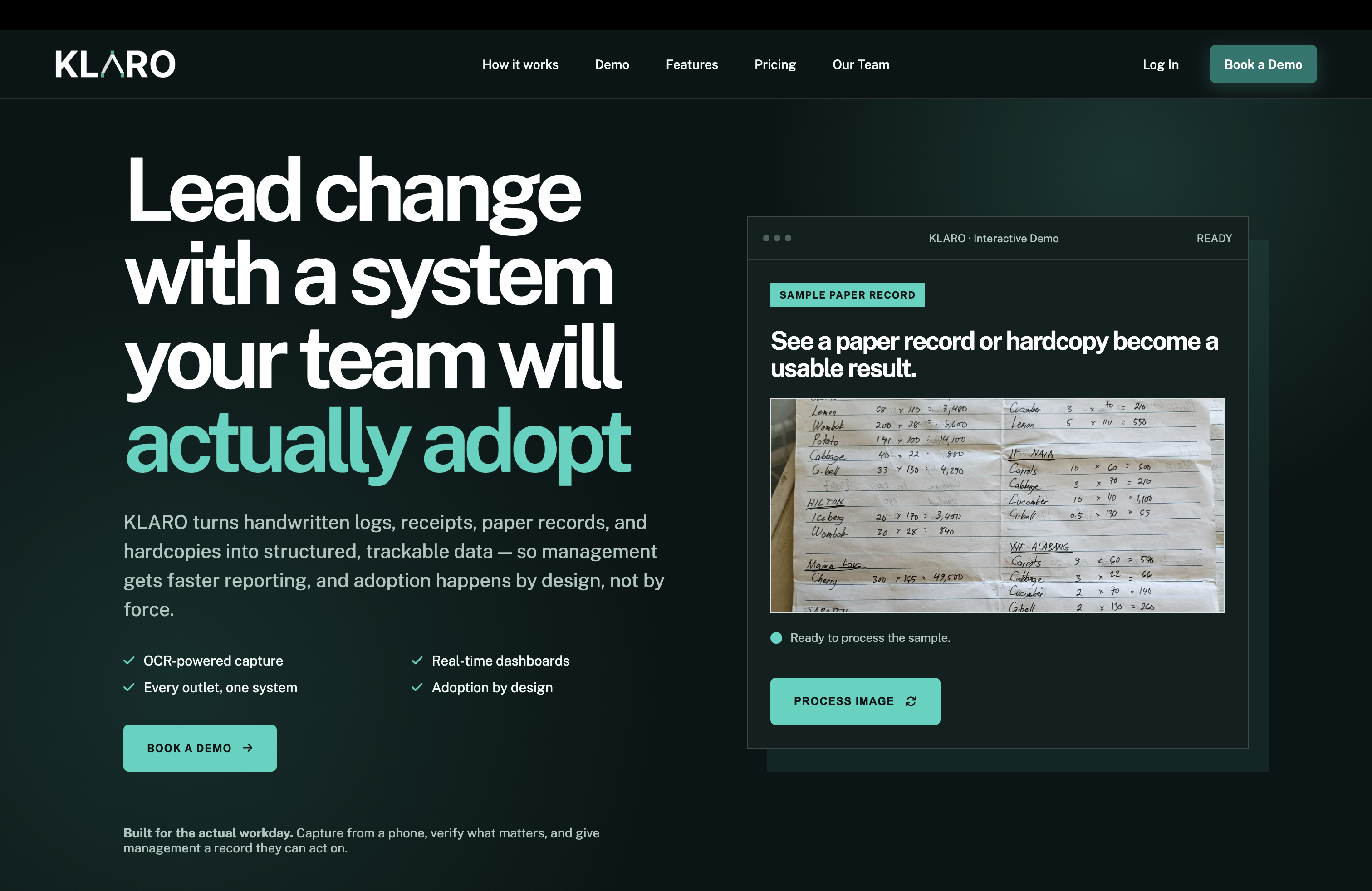 KLARO — AI-powered Data Intelligence screenshot 1